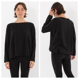 album di famiglia - jp pullover sweater simple soft cotton blend boxy relaxed